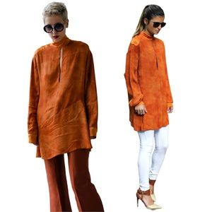 H&M Studio A/W 2015 Exclusive Line Peek A Boo Long Sleeve Top Size 8